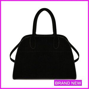 Small Suede Satchel Tote Bag with Top Handle for Commuting and Travel